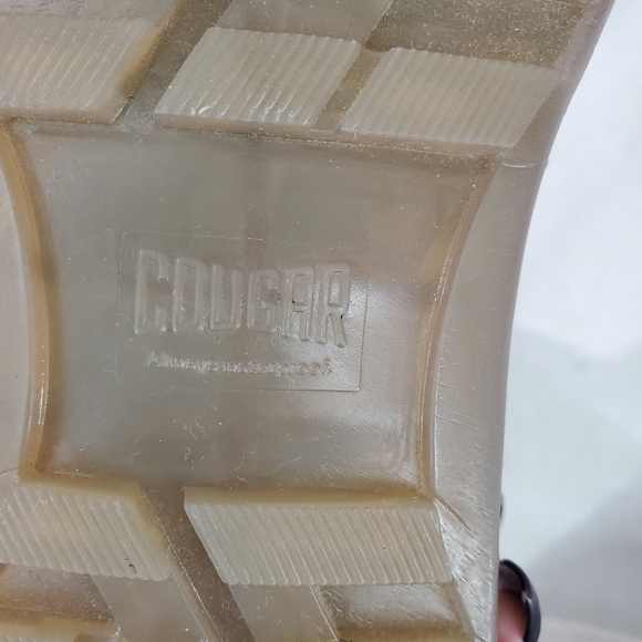 New Free People x Cougar Taupe Suede Leather Cozy Boots Sheep Shearling SZ 9 - Picture 10 of 16